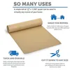 3pcs Gift Wrap Brown Kraft Paper Rolls Gift Emballage Emballage Papier Expédition Baulle-bauffes Artisanat DIY