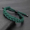 Bedelarmbanden mkendn zwart roestvrij staal creatief ontwerp schoenvat draad armband verstelbaar touw paar vriendschap sieraden geschenken y240510