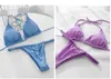 DY18 -kvinnor Swimsuit Designer Bikini Skim Beach Bathing Suit Skim 2 Two Piece badkläder Triangel Bikinis Ladies Underwear Sexig kvinnlig klassisk klädmode