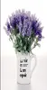 Lavendel konstgjord gäng silkblommor lavendelar för bröllopsfest hemmakontor Restaurang Dekorativ lavendel Artificial SF052743418