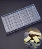 Moules de chocolat en polycarbonate Chocolates Bar Moule de moule Bray Baking Bakery Tools Formes For Chocolate Candy Mould4658360