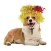 Dog Apparel Pet Wigs Cosplay Props Prank Supplies For Party Cat Cross Dressing Hair Set Pography Funny Head Accessories