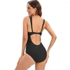 Swimwear 2024 Swimsuit European et American Suit Instagram Style Black Bikini