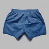 Men's Swimwear Desmiit Swimming Shorts Men Swim Trunks For Man Bathing Suit Briefs With Lining Bermuda Beach Sexy Swimsuit