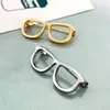 Broschen Mode Mini Brille Brosche für Männer Frauen trendy schöne Brille Rahmen Rahmen Pins Schmuck Geburtstagsfeier Geschenk cooles Ding