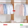 Badezimmerregale Neue 5pcs Mini -Kleiderbügel -Anschlusshaken für Kleiderschrankschrank Kleiderschrank weiß platzsparende Halter Organizer Rac Dhlzb