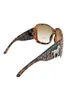 UV400 Cowgirl Strass Studs Western Horse Concho Bling Mode Sonnenbrille für Frauen5192120