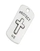 Fashion Dog Tag Charms Protect Me Charms ALLIAG SOIT ET SAVOIR QUE I AM GOD Message Charms 50pcs / Lot AAC12753933125