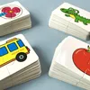 Giocattoli puzzle per bambini per bambini animali da camion di frutta matching giochi di abbinamento Montessori giocattoli per bambini 1 2 anni da 3 anni ragazze 240509