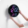 Orologi da parete LED Digital Electronic Calendario perpetuo perpetuo DECORAZIONE DEL SOGGIETTO DECORA MONTRO COLORE SMART Q240509