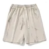 Herrshorts Tfetters varumärke Make Old Casual Mens Beach Shopping Streetwear Man 2024 Summer Baggy Male Clothing