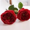 Dekorativa blommor bröllopssimulering rosor riktig touch tyg trädgård dekoration konstgjord blomma austin juliet rose grenar