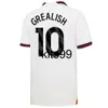 Jerseys de football Haaland 23 24 de Bruyne Phillips Mans Cities Grealish Ferran Mahrez Fode Bernardo Joao Cancelo Z Rodrigo Football Shirt Men Kid Kit Kit Set Uniforms