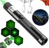 Leistungsstarker 532nm Green Laser Pointer- 532nm USB wiederaufladbare eingebaute Batterien Laser Pen