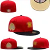 Männer ausgestattete Kappen Houston H Hip Hop -Größe Hats Baseball Caps Erwachsener flacher Peak für Männer Frauen voll geschlossen A3