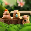 Capybara Blind Box Simulation Mini Capibara Action Figuren Doll Kinder Geburtstag Weihnachtsgeschenk 240510