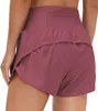 Womens Lu-33 Yoga Shorts Hotty Hot Poll Pocket Speed Speed Up Gym Roupe