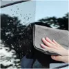 Steam Cleaners Steam Mops Accessories New 10/1Pcs Thickened Magic Cleaning Cloth Mtifunction Microfiber Glass Windows Wipe Rags Car Dhn21