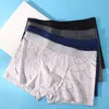 Underpants 4pcs/Mens Linea biancheria intima Shorts Stampato Shorts High Stretch Mid-Waist Elegante Underwear traspirato RDY Plus Times L-4XL Y240507