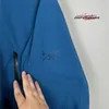 Diseñadores Marca de chaquetas con capucha con capucha COMP Lithic Chaqueta de concha RECCO Azul 9LW3