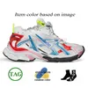 Authentische Plattform Vintage Runner 7 Tracks Designer Schuhe Luxus Womens Herren Track Runners 7.0 Trainer Low Og Mesh Nylon Leder Gummi -Bottoms Tess S.Gomma Sneaker