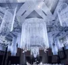 Anneau de plafond en fer forgé accessoires de mariage arrangement de scène Top cinq couches de plafond anneau de cercle de mariage décoration en métal anneau