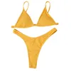 Femminile da bagno femminile set bikini ad alto taglio set sexy piccola tazza da donna costiera costume da bagno a coste spiaggia brasiliane bikini Biquini brasiliani neri solidi