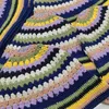 日本のレトロくり出した手編みの植木鉢かぎ針編みのバケツハット女性甘いウールの帽子カップ