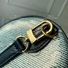 Mini bolso de lona diseñadora de mujeres Crossbody Bag 20cm Boston Bag 10a Bag de almohada de calidad superior con caja L009C