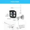 Telecamere IP Srihome SH024 3MP 1296P CAMERA IP wireless IP Deternamente P2P Detection Motion Retection Bullet Monitoraggio della telecamera D240510