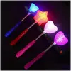 기타 이벤트 파티 소모품 LED 빛나는 막대기 장식 마법 글로우 플래시 요정 야간 어린이 선물 소품 생일 축하합니다.