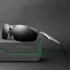 Aluminium Magnésium Alliage à la mode Half-Frame 2206 Sports Pêche à cyclistes Lunettes de soleil polarisées