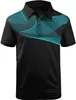 2024 męska koszula golfowa koszulka graficzna geometria liniowa Turndown Outdoor Street krótkie rękawy Button-Down Print Ubranie 240510