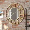 壁時計40cm壁時計装飾12hディスプレイローマデジタルベッドルームスクールエルダーQ240509