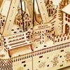 Modèle de puzzle en bois 3D Ferris Wheel Music Boxadult Toy Boîte à LED Breetin Ornants183 PCS 240509
