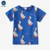 T-shirts bébé t-shirt coton à manches longues t-shirts t-shirt filles t-shirt mignon léopard chat sika motif de cerf automne bébé t-shirtl240509