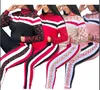 Новые женские спортивные костюмы Casual Fashion Luxury Brand Suit 2 Piece Designer Designer J2777