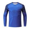 Heren Jersey Ademend Sponge Soccer Doelman Uniformen Lange-mouw Panty's beschermende botsing Voetbaltraining Single Top 240430