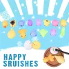 50-5 Pack schattig mochi squishy speelgoed, schattige dierlijke squishies voor kinderen, anti-stressballen perfect voor verjaardagsfeestjes en stressverlichting