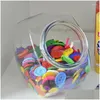 Bouteilles de rangement Jars Penny Candy Jar avec Chrome Lid Food 2 Pack Set Drop Livrot Home Garden Housekee Organisation DHRQJ