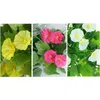 Decorative Flowers Morning Glory Wall Hanging Artificial Fake Plants Flower Basket Garland For Home Wedding Parties Decor
