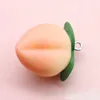 Figurines décoratives 5pcs Résine de citrouille Végétable et fruit Décoration de la main DIY Production sac clé Sac pendentif Collier Collier Collier