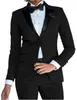 Tweede stuk broek voor dames mode 2 stuks kantoor bruiloft smoking tuxedos feest formeel zakelijke pak set vrouwen werkpakken (blazer broek)