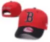 Designer baseball cap Boston Letter New Luxury Fashion men and women Street hat Adjustable Leisure snap fastener trucker Hats B-1