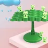 Fun Frog Balance Tree Children Montessori Math Toys Balancing Game ParentChild Tabletop Balans Game Prezent zabawek 240509