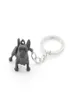Metal Black French Bulldog Key Chain Cute Dog Animal Keychains Keyrings Women Bag Charm Pet Jewelery Gift Whole Bulk Lots 2207362148
