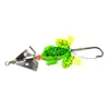 Baits Lures 50Pcs Soft Rubber Frog Fishing Lure Bass Crankbait 3D Eye Simation Spinner Spoon Bait 6.2G Tackle Accessories Drop Deliver Otiof