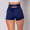 Shorts met dames tops shorts voor vrouwen plus size taille riem hoge taille strakke fitness vaste stretch shorts scrunch boot booty shorts y240504