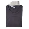 Camicie da donna a maniche da yoga magliette magliette ad alto elastico top traspirato top rapido asciugatura rapida senza cucitura a maniche corte sport palestra