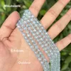 Naturale all'ingrosso Naturale 5,8-6 mm 7,5 mm topazio blu sfacciato perle sciolte rotonde per la produzione di gioielli Bracciale per collana fai-da-te mikubeads 240510